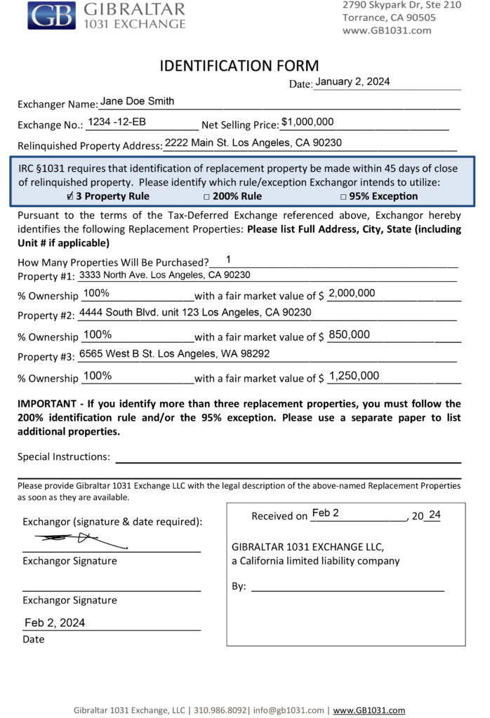 3 Property Rule Example